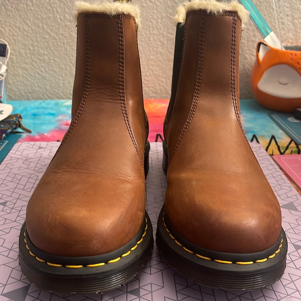 Dr. Martens Brown Combat Boots